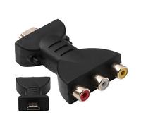 XJKLBYQ Convertitore da HDMI a AV, convertitore HDMI giallo bianco rosso su AV, adattatore convertitore audio video