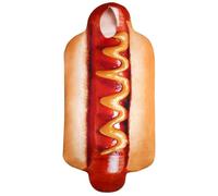 XJKLBYQ Costume da hot dog di Halloween per bambini, costumi di hot dog bambini, maniche realistiche e divertenti, costumi di vestiti medi morbidi per Halloween, festa