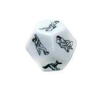 XJKLBYQ Dadi del Sesso Creativo, 12 Posizioni Romance Sexy Amore Gioco D'Azzardo per Adulti, Erotico Bianco per Le Coppie