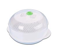 XJKLBYQ Microonde, vegetazione e Riso, PP di Grado Alimentare con Coperchio Chiaro e Manico, BPA Free/ 8.4x7.1x4, 7