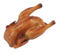 XJKLBYQ Modello di pollo arrosto, pollo tacchino cucinato finto, modello di cibi artificiali, oggetti di alimenti finti per la decorazione della decorazione del display per feste in cucina ornamento