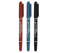 XJKLBYQ Temporary Tattoo Markers for Skin, 3PCS 5.39 Inch Waterproof Skin Marking Pencil Fine Point Body Ink Pen Double Head Tattoo Marker Pen Easy to Color