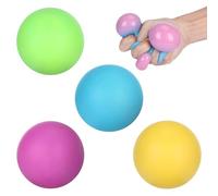 XJLyaya 4 Pcs Pallina Antistress, Stress Ball, Palla Antistress Mano, Palline Stress Terapeutiche, può Cambiare Colore Dopo la Spremitura, Allevia lo Pressione e L'ansia, Adatta Come Regalo