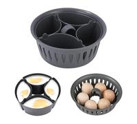 XJLyaya Cuociuova Bimby Compatibile Con Tm5, Accessori Bimby per Cucinare le Uova, Portauovo 2 in 1, Compatibile Con Gli Accessori Thermomix Tm5 Tm6, Dotato Di Quattro Scomparti Indipendenti