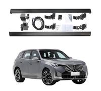 XJPZFC Pedane laterali elettriche retrattili compatibili con BMW X3 2025 | Pedane laterali antiscivolo con apertura automatica ruota a ruota, barre laterali in alluminio aeronautico(Without light)