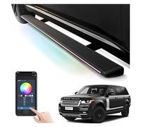 XJPZFC Pedane laterali elettriche retrattili compatibili con Range Rover Vogue/Sport SWB 2017-2019 | Pedane laterali antiscivolo barre laterali in alluminio aeronautico da ruota a ruota(Without light)