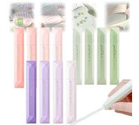 XJQ Double Sided Tape Pens for Crafting, Double Sided Tape Roller Glue Pens, Home School Office Cards, Photo, Journaling Supplies (3pcs-a)