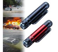 XJQ Securopro Dispositivo di Sicurezza per Auto, Securo PRO Rompi Vetro Auto, Martello di Emergenza E Strumento di Salvataggio 2 in 1 per Fuga D'Emergenza E Soccorso (2pcs-a)
