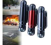XJQ Securopro Dispositivo di Sicurezza per Auto, Securo PRO Rompi Vetro Auto, Martello di Emergenza E Strumento di Salvataggio 2 in 1 per Fuga D'Emergenza E Soccorso (3pcs)