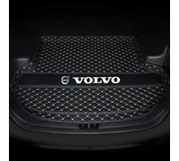 XJQHK Auto Pelle Tappetini Bagagliaio per Volvo V40 2013 2014 2015 2016 2017 2018 2019, su Misura Vasca Baule Tappeto Fodera Bagagli Tappetino Antiscivolo Accessori,Normal-C Black+White