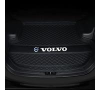 XJQHK Auto Pelle Tappetini Bagagliaio per Volvo XC60 2015 2016 2017, su Misura Vasca Baule Tappeto Fodera Bagagli Tappetino Antiscivolo Accessori,Normal-A Black