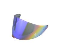 XJQHK Visiera Casco Moto per KYT TT TTC, UV Antiappannamento Sostituzione della Visiera della Lente del Casco del Parabrezza del Motociclo,Normal-J Gradient Rainbow Blue