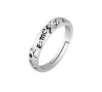XJruixi Anime Dr.Stone Ring Ishigami Senkuu Cosplay Unisex Adjustable Opening Rings Jewelry Props Accessories Gifts