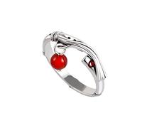 XJruixi Anime Mo Dao Zu Shi Ring Grandmaster of Demonic Cultivation Wei Wuxian Flute Pendant Cosplay Unisex Adjustable Rings Jewelry