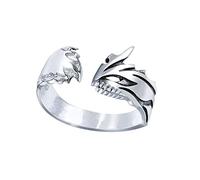 XJruixi Anime Ring Kurosaki Ichigo Cosplay Unisex Adjustable Opening Couple Rings Jewelry Gift Accessories Halloween