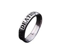 XJruixi Anime Trafalgar D Water Law Rings Cosplay Straw Hat Design Ring Adjustable Unisex Jewelry Prop Accessories Gift