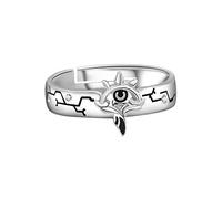 XJruixi Game Nier:Automata Ring 2B Type B Yorha Cosplay Adjustable Unisex Rings Jewelry Accessories Gift