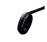 XJruixi Simple Odin Norse Viking Amulet Rune Ring for Men Women 316L Stainless Steel Fashion Words Retro Jewelry Wholesale