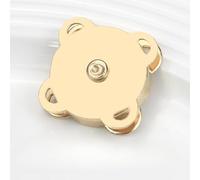 XJSDI 12 Set Chiusure Magnetiche da Cucire a Scatto, Chiusura con Bottone Nascosto Rosa/Giallo 15-19MM per Chiusura Borsa, Strumenti di Creazione Fai da Te per Borsa