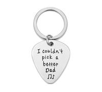 XJSDI Non Potevo Scegliere Un Papà/Fratello/Figlio Migliore 4PCS Rock Punk Plettro per Chitarra Portachiavi Plettro Pendente per Gli Amanti del Basso Elettrico Ukulele