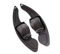 XJSJZJZ Per Skoda Octavia A7 MK3 5E RS VRS Superb B8 per Scala Karoq Kodiaq Volante Auto Shift Paddle Estendere Adesivo per DSG Gear(nero)