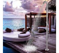 XJTNLB Doccia da Terra Giardino Doccia da Esterno Giardino Soffione a Colonna a Mano Esterni 4 modalità