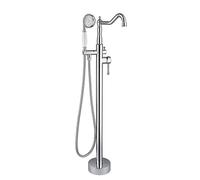 XJTNLB Miscelatore Vasca Freestanding Rubinetto Vasca da Bagno Vintage Rubinetto Rotante Rubinetti per Vasca da Bagno con Doccia Cromo