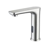 XJTNLB Rubinetto Sensore Bagno Spazzolato Miscelatore Bagno Lavabo Rubinetto Automatico con Sensore a Infrarossi