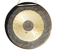 XJXZCFNB Gong Cinese, con Tradizionale, Include Maglio for Gong, Corda for Appendere, Suono Calmante for La Guarigione del Suono, Meditazione, Yoga, qualità Selezionata A Mano(24inch)