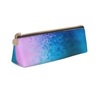 XKBFKLKMC Astuccio portapenne in pelle con paillettes glitterate, stampa a pois, astuccio per cancelleria con cerniera, per donne e uomini, per scuola e ufficio, Glitter Paillettes Spot, Taglia unica