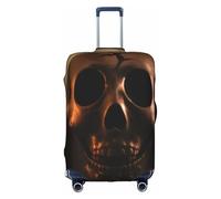 XKBFKLKMC Copertura per valigie con teschio fantasma, protezione per valigie, lavabile, elastica, per trolley da viaggio, adatta per bagagli da 45-81 cm, 3D, L, Organizer per borse
