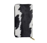 XKBFKLKMC Portafoglio lungo da donna in pelle bovina, grande capacità, pochette con cerniera, porta carte, portamonete di credito per tutti i giorni, viaggi, lavoro, affari, 3D, Taglia unica, Casual