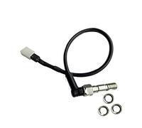 XKCMGSI Tubo Freno Anteriore Moto Interruttore della Luce Posteriore A Pressione del Freno A Doppio Bullone Idraulico Universale per Moto M10 X 1,25 Mm per Tubo Freno Linea(A)