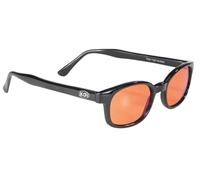 XKD's 1128 - Occhiali da sole per motociclisti, lenti arancioni, unisex