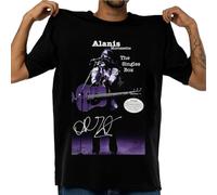 XKDSERTUTK Alanis Morissette The Singles Box Gift for Fans ShirtBlackXL