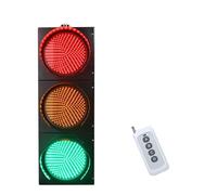 XKEDNMF Lampada semaforica retrò con Telecomando, alloggiamento in ABS Impermeabile IP53, Luce Stop And Go a LED Rosso, Giallo e Verde, for Strade, caselli autostradali, cancelli residenziali