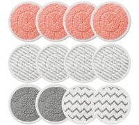 XKITP7000 - Confezione da 12 panni di ricambio per mocio a vapore Shark serie S7001 S8201 S8001 S7201 S7000 S7000AMZ S7001TGT Series Steam Mop Pads