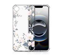 Xkladz Cover per iPhone 16e/iPhone 17e, Custodia Trasparente con Simpatico Motivo Fiore, Protettiva Antiurto in Silicone Morbido TPU per Ragazzi, Ragazze, Uomini e Donne Cute Case, Narcisi