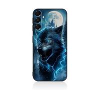 Xkladz Cover per Samsung Galaxy A16 5G/4G Protettiva Custodia Morbida e Sottile con Motivo di Animali per Donne Ragazze Ragazzi Uomini Protezione Antiurto Silicone TPU Case, Forêt Loup