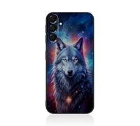 Xkladz Cover per Samsung Galaxy A16 5G/4G Protettiva Custodia Morbida e Sottile con Motivo di Animali per Donne Ragazze Ragazzi Uomini Protezione Antiurto Silicone TPU Case, Galaxie Loup