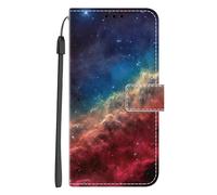 Xkladz Cover per Samsung Galaxy A56 5G Custodia in Pelle Portafoglio Silicone Flip Case Motivo Antiurto Protettiva per Ragazza Ragazzo Donna Uomo Stand Cover a Libro Magnetica, Cielo Colorato
