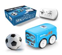 XKlemBauklode Magic RC Mini Bus, guida automatica della linea di pattuglia evitante, effetti sonori di guida integrati, sincronizzazione audio del motore in tempo reale, 2,4 GHz RC Cartoon veicolo per