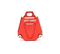 XKPPCSCPZ Custodia Protettiva per Chiavi Moto Shell Portachi per Ya&MAHA YZF R125 YZFR125 MT125 MT 125 MT-125 2008-2022 Accessori Moto CNC Caso della Copertura Chiave Borsette(MT125 Red)