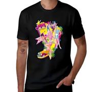 XKPTTRAXC Jem And The Holograms Fitted T-Shirt Cartoon Cotton 100% Man Designer