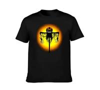 XKPTTRAXC Killing Moon T-Shirt Man Cotton Funny Round Collar Short Sleeves