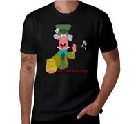 XKPTTRAXC Mad Hatter! Mustard! T-Shirt for Man Pack Cotton