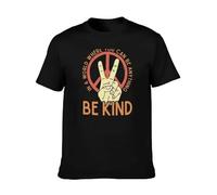 XKPTTRAXC Men You Kind Can in Man t Casual Peace Where for Vintage T-Shirt Kindness Anything be a be Gifts World Symbol Shirts