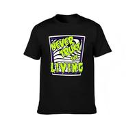 XKPTTRAXC Never Trust The Living T-Shirt Designer Funny Man Cotton Short Sleeves