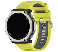 Xkravo Cinturino di ricambio per Amazfit T-Rex Ultra2, cinturino di ricambio in silicone bicolore, larghezza 26 mm, cinturino da polso QuickFit per donne e uomini, Standard, Silicone, Non pietra