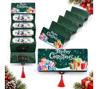 XKrmp 3-Pack Christmas Money Holders for Cash,10-Slot Foldable Gift Card Holder (Style# D)